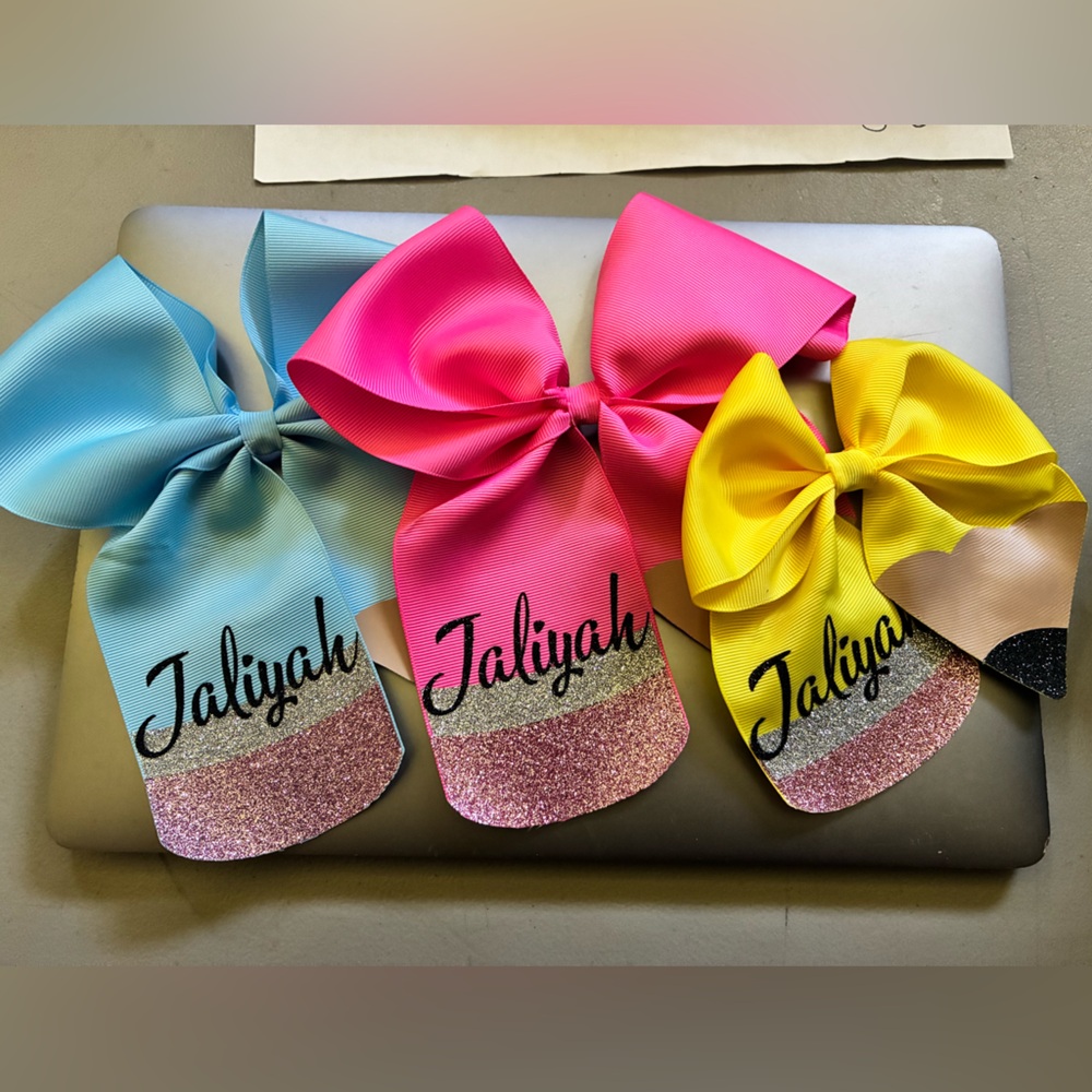 Colorful Kids Hair Bow Set